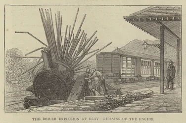 The Boiler Explosion at Bray, Remains of the Engine